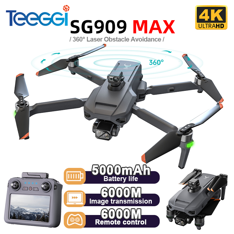 Drone Controller Screen - Teeggi SG909 MAX GPS 드론(4K 카메라