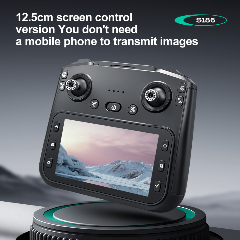 2025 S186 드론 전문가용 4K HD 듀얼 카메라 - Drone Controller Screen 리뷰 및 가격