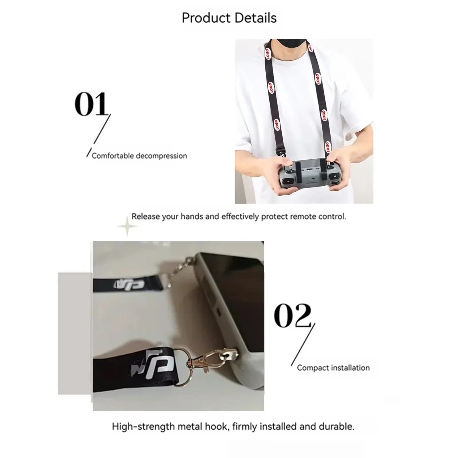 DJI RC & RC 2 & RC Pro 컨트롤러용 랜 - Drone Neck Strap 리뷰 및 가격