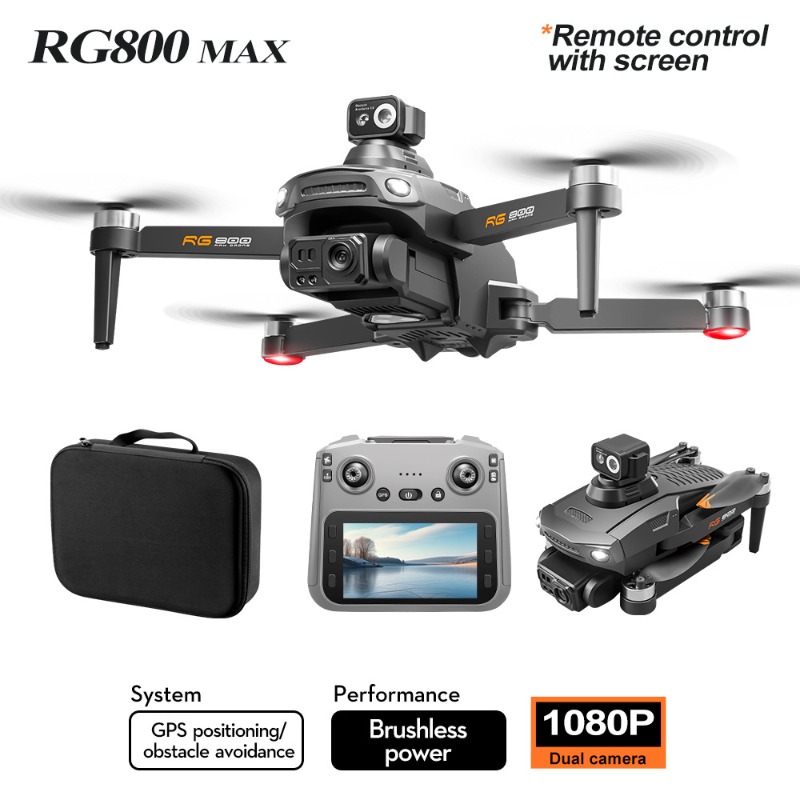 새로운 RG800 MAX 드론 1080P HD 카메라  - Drone Controller Screen 리뷰 및 가격